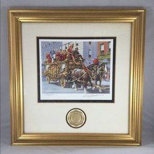 Emmett Kelly Signed Print “The Band Wagon”